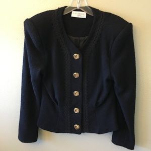 vintage r.b. design group wool blazer jacket